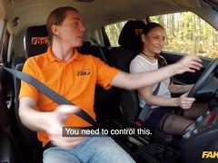 Amateur, Negro, Botas, Morena, Coche, Polla, Coño, Falda