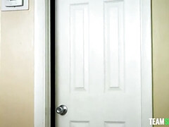 Grote lul, Bruinharig, Hd, Interraciaal, Kousen