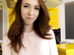 Hospitable teen Nata Ocean fucks all her male guests