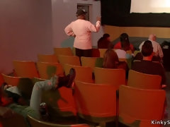 Gebondenheid, Bruinharig, Dominatie, Fetisj, Hd, Vernedering, Pijn, Openbaar