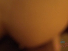 Leie, Braunhaarige, Fussjob, Freundin, Orgasmus, Pov, Muschi, Titten