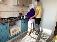アナル, お尻, ブロンド, フェラチオ, チン, ハードコア, 自家製, 淫乱熟女