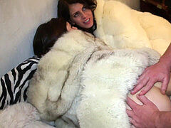 Fur coat, kink, money-shot