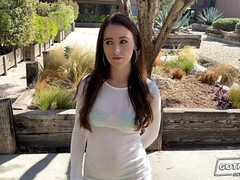 Grosser schwanz, Blasen, Braunhaarige, Paar, Zierlich, Realität, Arsch lecken, Jungendliche (18+)