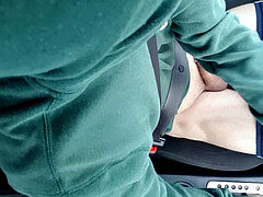 Spermaladung, Masturbation, Öffentlich, Solo