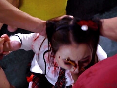 Leie, Asiatisch, Braunhaarige, Aufs gesicht abspritzen, Handjob, Piercing, Jungendliche (18+), Flotter dreier