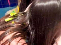 お尻, デカチン, ブロンド, 茶髪の, チン, Hd, 自家製, オマンコ