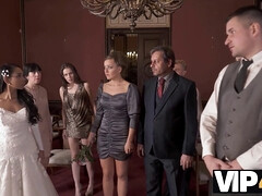 Asiatique, Mariée, Tromperie, Cocu, Pov, Public, Jarretelles, Mariage