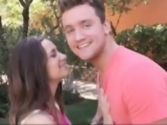 アナル, フェラチオ, 茶髪の, アウトドア