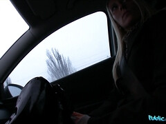 Amateur, Blonde, Sucer une bite, Tromperie, En levrette, De plein air, Pov, Public