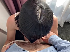 素人, デカチン, フェラチオ, 茶髪の, 淫乱熟女, ハメ撮り, スパンキング, フェラする