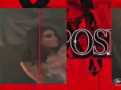 緊縛, デカパイ, ボンデージ, ディルド, ヒール, 異人種間, 下着, おもちゃ