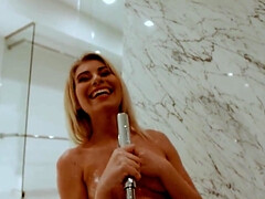 Wohlbeleibte schöne frauen, Grosser arsch, Blondine, Braunhaarige, Dildo, Lesbisch, Lecken, Muschi