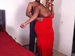 ぽっちゃり, 黒人, フェラチオ, カップル, イく瞬間, 黒人, 義母, 禁句