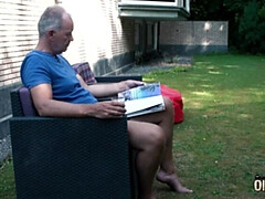 Teen nympho fucked hardcore in old and young video by grandpa