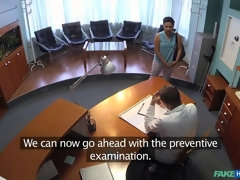 Médecin, En levrette, Léchez, Infirmière, Bureau, Chatte, Fessée, Uniforme