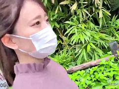 Amateur, Asiatique, Nana, Belle grosse femme bgf, Gros seins, Sucer une bite, Éjaculation interne, Nénés