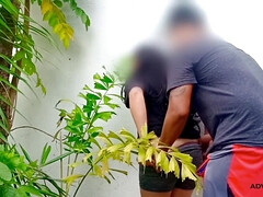 素人, デカ尻, ぽちゃ, イく瞬間, 女, フィリピン女性, 淫乱熟女, 公共