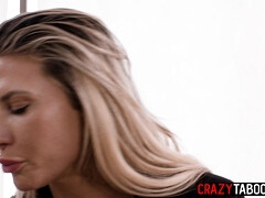 Blondine, Dildo, Fingern, Lesbisch, Milf, Mutti, Büro, Schlampe