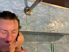 Anal, Grosse bite, Européenne, Hard, Sauna, Pute, Suçant