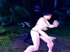 Sfv ryona - Momiji yaiba bikini Ibuki oily + tna jiggle