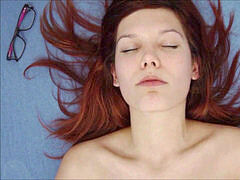 ginger-haired nymph fondling Big Lips Pussy