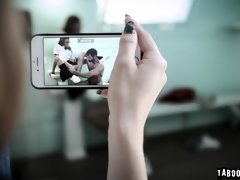 Колледж, Секс без цензуры, Лизание, Обнаженные, Натуральные сиськи, Киски, Студентка, Сиськи