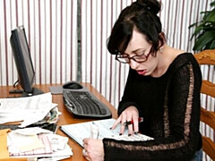 デカ尻, デカパイ, 茶髪の, なめる, オナニー, 淫乱熟女, 自然山雀, ショートヘア