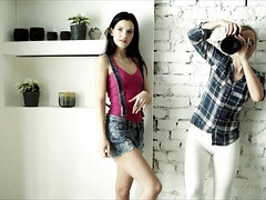 女, キス, レズビアン, なめる, オーガズム, オマンコ, シャワー, おもらし