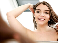 Amateur, Gros seins, Brunette brune, Doigter, Masturbation, Seins naturels, Maigrichonne, Adolescente