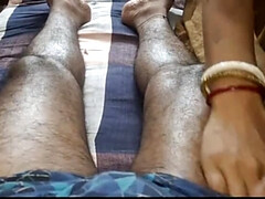 Enthousiasteling, Man die toekijkt, Sperma shot, Vrouw, Indisch, Masseren, Naakt, Orgasme