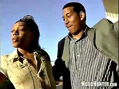 Nana, Grosse bite, Noire, Sucer une bite, Tir de sperme, Noir ébène, Hard, Massage