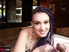 Leie, Grosser arsch, Blasen, Braunhaarige, Schwanz, Hd, Latina, Jungendliche (18+)