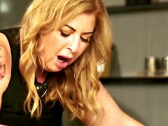 デカパイ, ブロンド, フェラチオ, 浮気者, 手コキする, Hd, 自然山雀, 妻