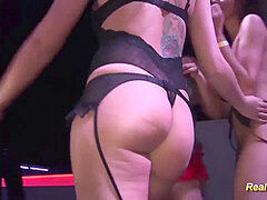 素人, アナル, 顔射, 乱交, ドイツ人, グループ, オージー, パーティ