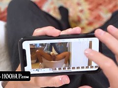 18, フェラチオ, 着衣女と全裸男, 手コキする, 清楚, 異人種間, なめる, オマンコ