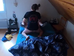 デカ尻, クリトリス, カップル, Hd, 自家製, オーガズム, オッパイの, 妻