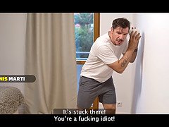 Denis Marti & Anna De Ville get rough fucked with a vibrator by daddy in VIP4K