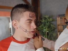 お尻, ぽちゃ, 気狂い, 指いじり, 異人種間, なめる, オマンコ, ガリガリ