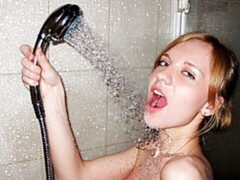 Enthousiasteling, Vingeren, Klein, Geschoren, Douche, Alleen, Strippen, Tiener