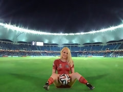 お尻, ブロンド, 自然山雀, アウトドア, ピアス, オマンコ, ロシア人, オッパイの