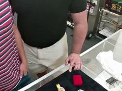 Cute Pawnee spit out by greedy brokers in the backroom