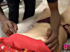 Grosse bite, Noire, Sucer une bite, Éjaculation interne, Noir ébène, Pénétrer avec le poing
