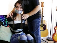 Kont, Bondage discipline sadomasochisme, Gebondenheid, Classisch, Diep in de keel, Lul, Hd, Tieten likken