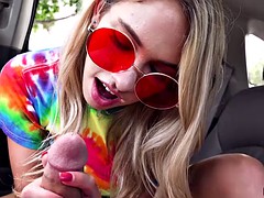 美女, ブロンド, イく瞬間, オナニー, ピアス, ハメ撮り, 馬乗り, 剃毛