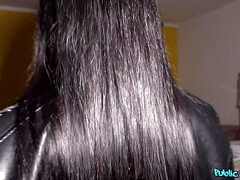 素人, お尻, イマラチオ, レザー, なめる, アウトドア, オマンコ, 現実