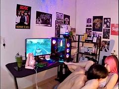 素人, アナル, フェラチオ, ハードコア, なめる, ハメ撮り, 赤毛