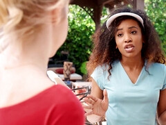 Blond, Lesbisch, Naakt, Kut duiken, Geschoren