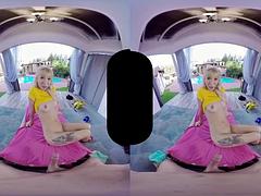 3d, ブロンド, ハメ撮り, 現実, ガリガリ, オッパイの