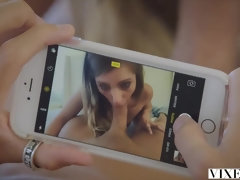 Rubia, Mamada, Corrida, Polla, Pequeña, Estrella porno, Coño, Montar